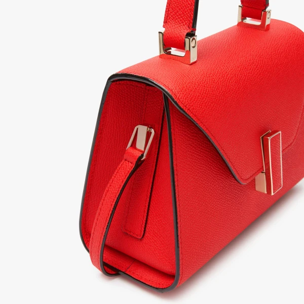 Valextra Iside Crossbody Micro Bag in Crimson Red | Shoulder & Crossbody Bags | Luxury Shoes 