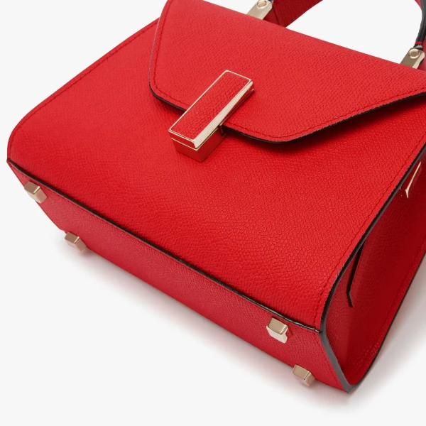 Valextra Iside Crossbody Micro Bag in Crimson Red | Shoulder & Crossbody Bags | Luxury Shoes 