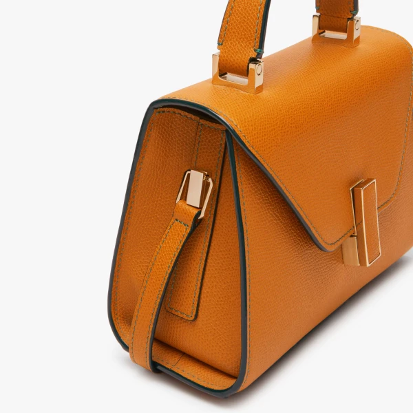 Valextra Iside Crossbody Micro Bag in Havana Brown | Shoulder & Crossbody Bags | Luxury Shoes 
