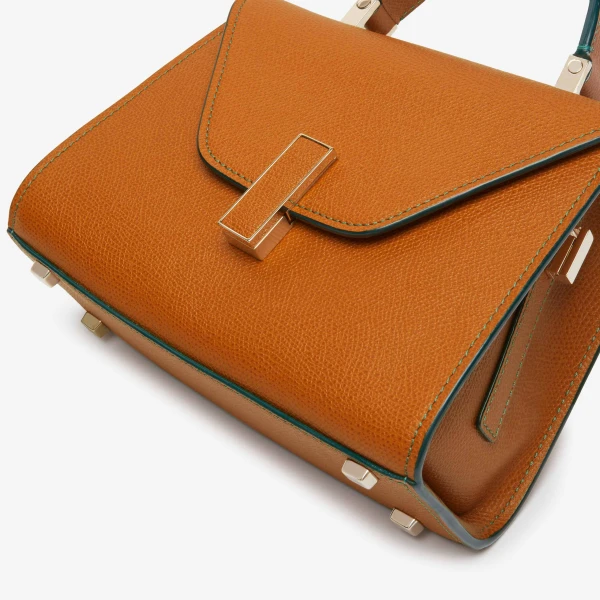 Valextra Iside Crossbody Micro Bag in Havana Brown | Shoulder & Crossbody Bags | Luxury Shoes 