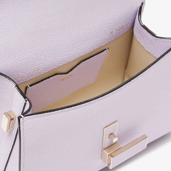 Valextra Iside Crossbody Micro Bag in Wisteria Pink | Shoulder & Crossbody Bags | Luxury Shoes 