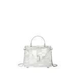 Valextra Iside Crossbody Minaudiere Bag in Silver | Shoulder & Crossbody Bags | Luxury Shoes 