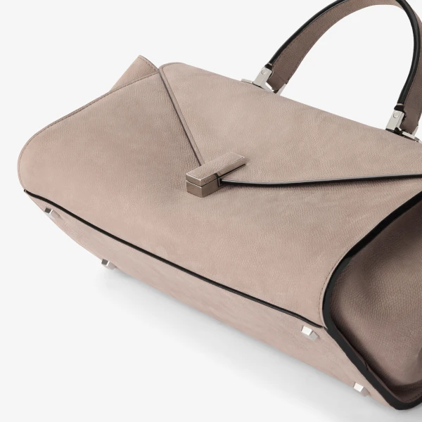 Valextra Iside Editor Senso Top Handle Medium Bag in Nude Pink | Totes & Top-Handle Bags | Luxury Shoes 
