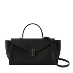 Valextra Iside Editor Top Handle Medium Bag in Black | Totes & Top-Handle Bags | Luxury Shoes 