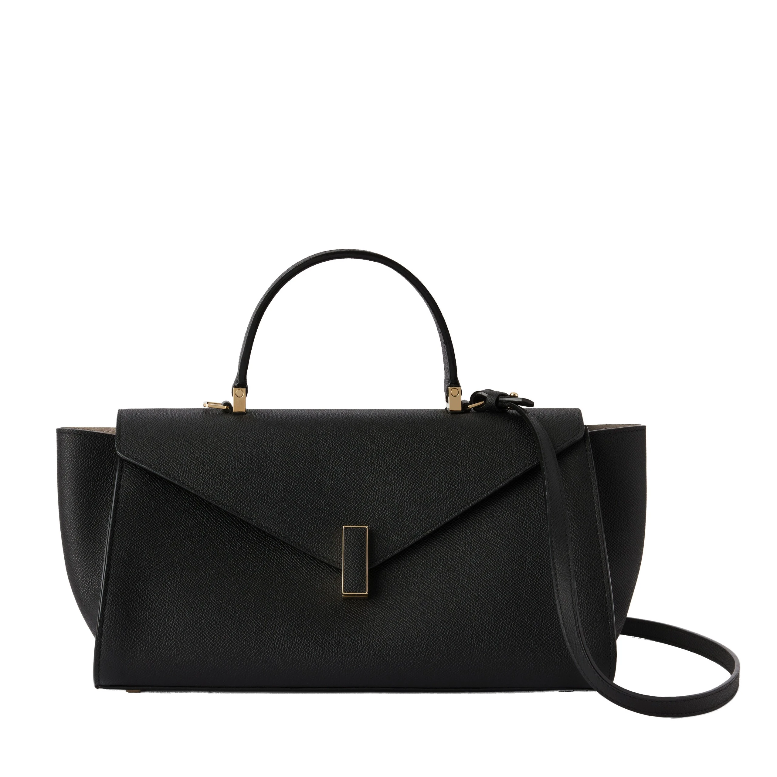 Valextra Iside Editor Top Handle Medium Bag in Black Valextra Iside Editor Top Handle Medium Bag in Black | Totes & Top-Handle Bags | Luxury Shoes