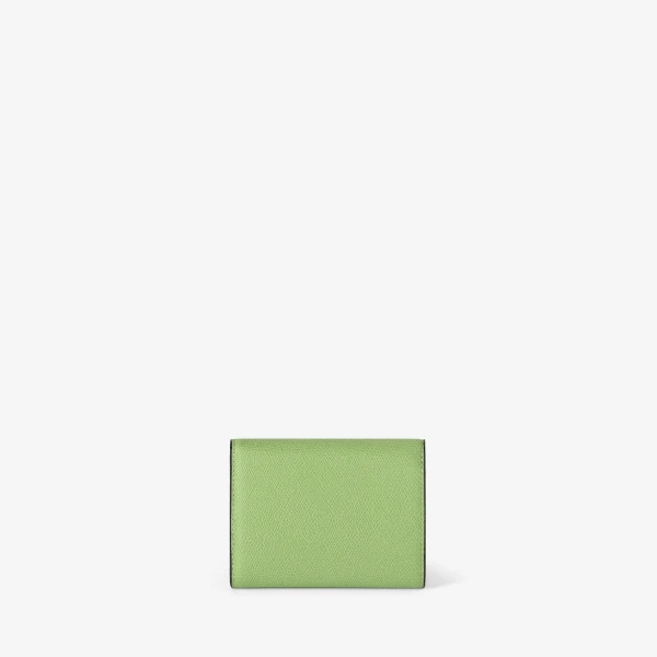 Valextra Iside Fold Wallet in Aloe Green | Wallets & Purses | Luxury Shoes 