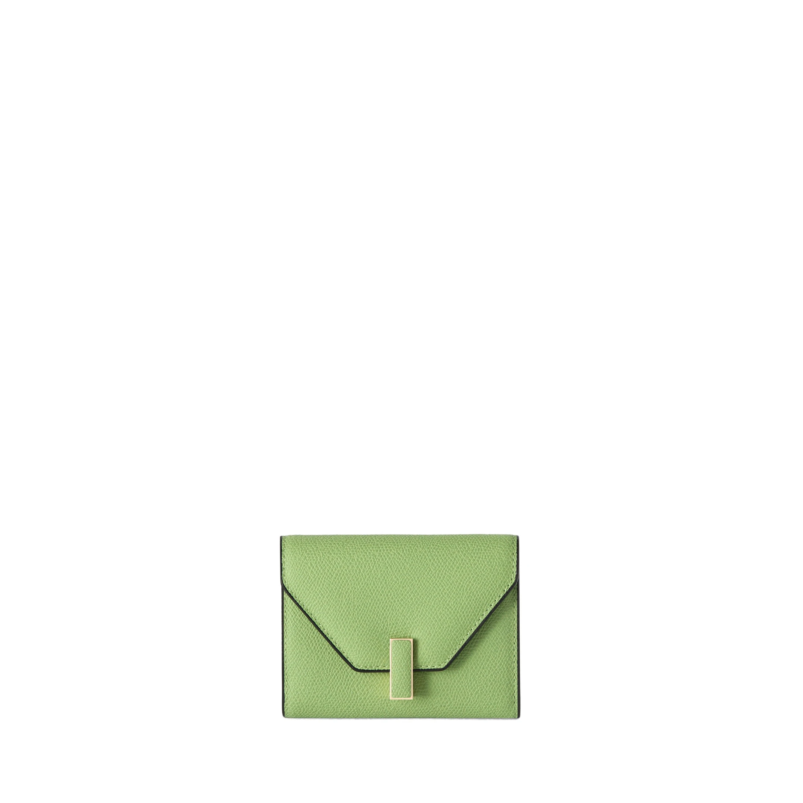 Valextra Iside Fold Wallet in Aloe Green Valextra Iside Fold Wallet in Aloe Green | Wallets & Purses | Luxury Shoes