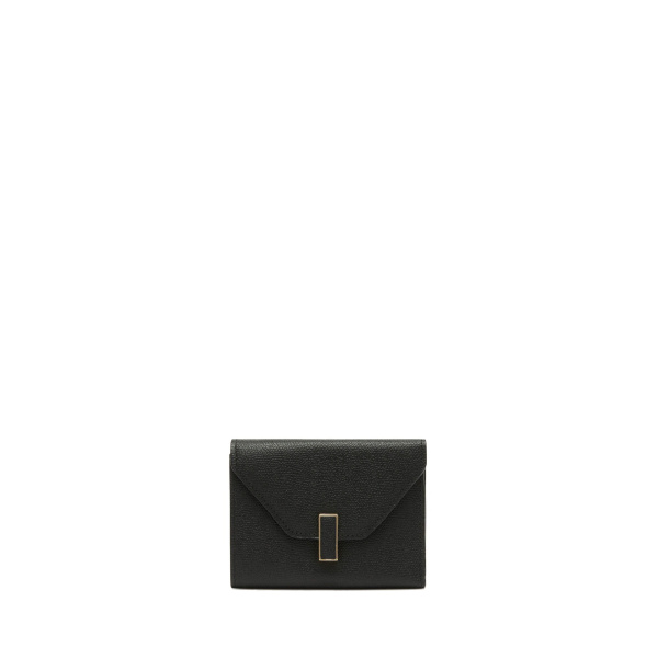Valextra Iside Fold Wallet in Black | Wallets & Purses | Luxury Shoes 