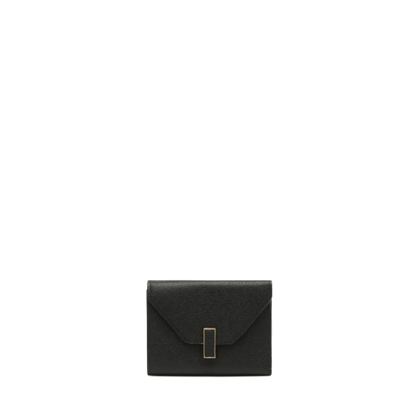 Valextra Iside Fold Wallet in Black | Wallets & Purses | Luxury Shoes 