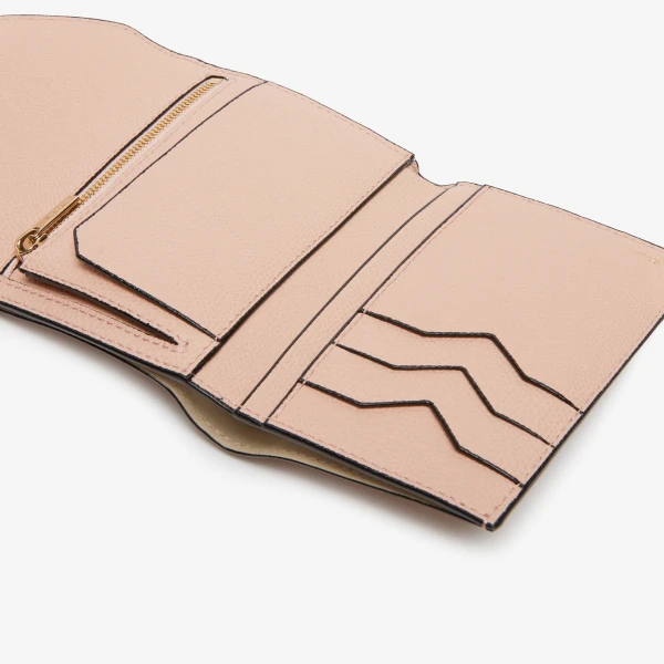 Valextra Iside Fold Wallet in Bonne Mine Pink | Wallets & Purses | Luxury Shoes 