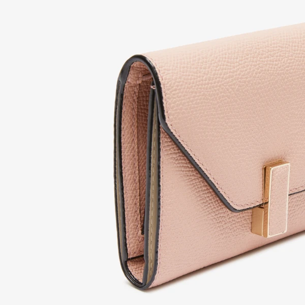 Valextra Iside Fold Wallet in Bonne Mine Pink | Wallets & Purses | Luxury Shoes 