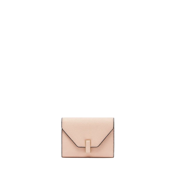 Valextra Iside Fold Wallet in Bonne Mine Pink | Wallets & Purses | Luxury Shoes 