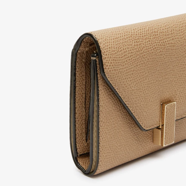 Valextra Iside Fold Wallet in Cashmere Beige | Wallets & Purses | Luxury Shoes 