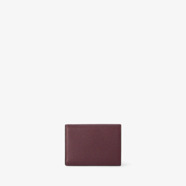 Valextra Iside Fold Wallet in Claret Red | Wallets & Purses | Luxury Shoes 