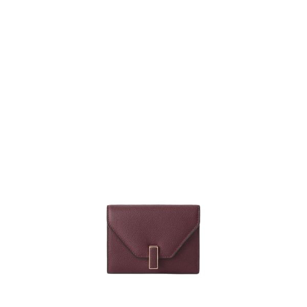 Valextra Iside Fold Wallet in Claret Red | Wallets & Purses | Luxury Shoes 