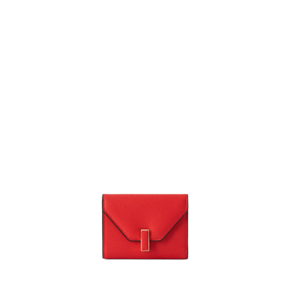 Valextra Iside Fold Wallet in Crimson Red | Wallets & Purses | Luxury Shoes 