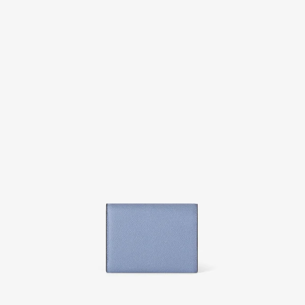 Valextra Iside Fold Wallet in Hydrangea Blue | Wallets & Purses | Luxury Shoes 