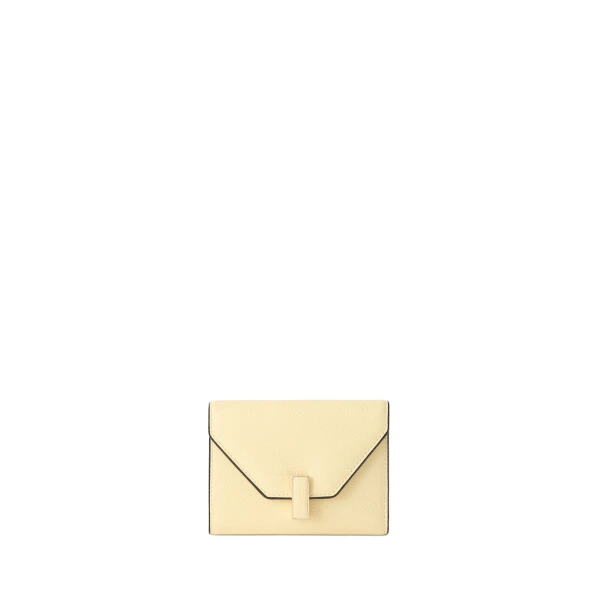 Valextra Iside Fold Wallet in Mimosa Yellow | Wallets & Purses | Luxury Shoes 