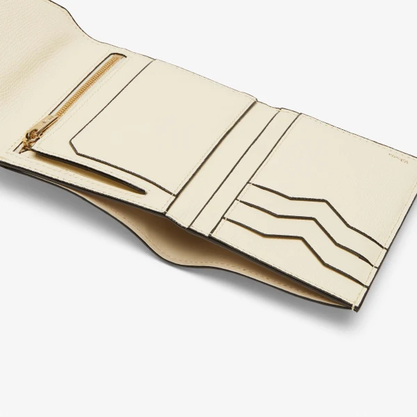 Valextra Iside Fold Wallet in Pergamena White | Wallets & Purses | Luxury Shoes 