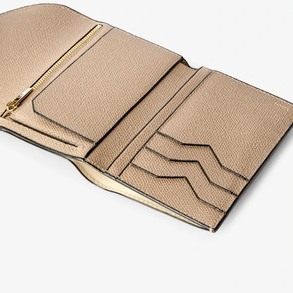 Valextra Iside Fold Wallet in Sahara Brown | Wallets & Purses | Luxury Shoes 