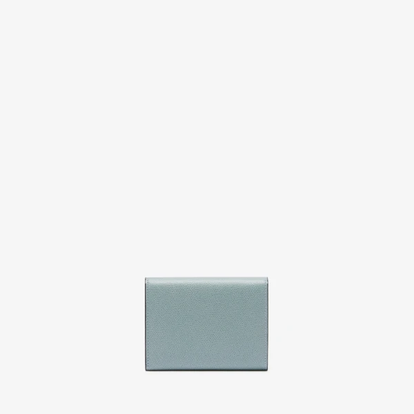 Valextra Iside Fold Wallet in Smokey Blue | Wallets & Purses | Luxury Shoes 