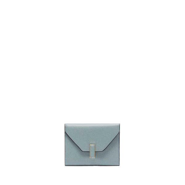 Valextra Iside Fold Wallet in Smokey Blue | Wallets & Purses | Luxury Shoes 