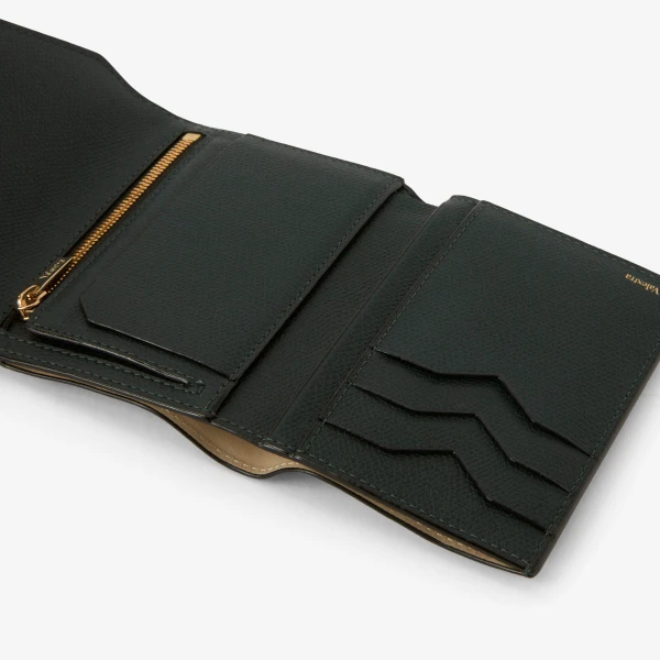 Valextra Iside Fold Wallet in Valextra Green | Wallets & Purses | Luxury Shoes 