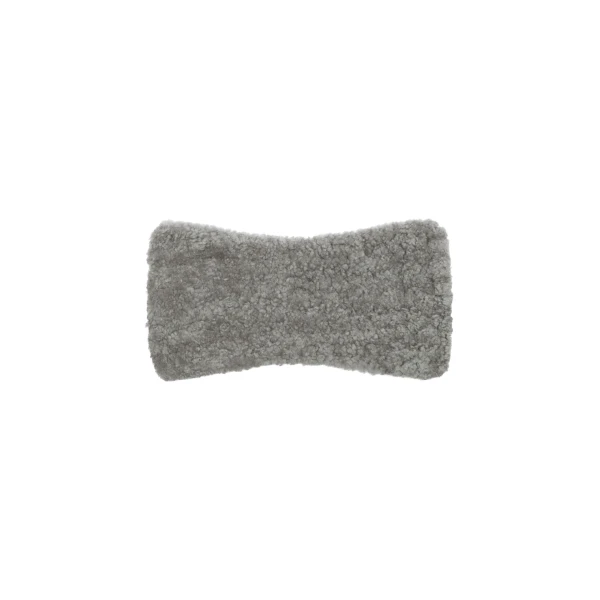 Valextra Iside Fur Handle Cover in Cement Grey | Bag Accessories | Luxury Shoes 