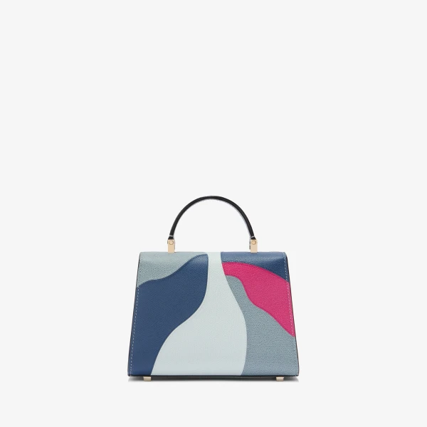 Valextra Iside Lily Crossbody Micro Bag in Niagara and Colour Mix | Shoulder & Crossbody Bags | Luxury Shoes 