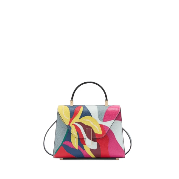 Valextra Iside Lily Crossbody Micro Bag in Niagara and Colour Mix | Shoulder & Crossbody Bags | Luxury Shoes 