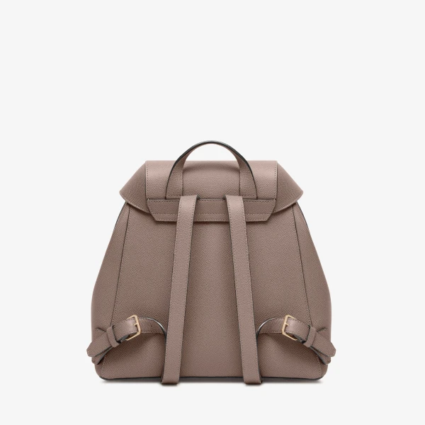 Valextra Iside Medium Backpack in Sahara Brown | Backpacks | Luxury Shoes 