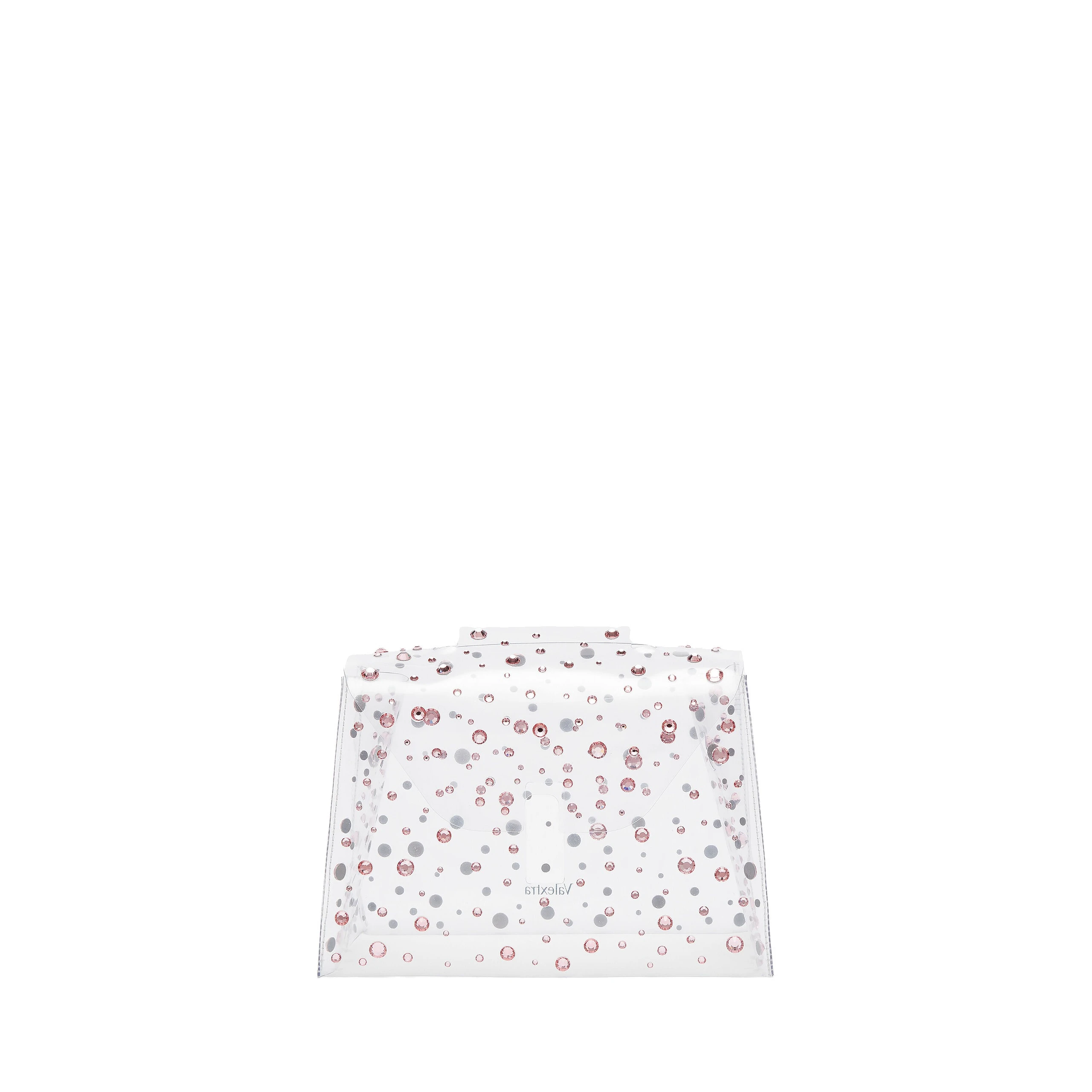 Valextra Iside Micro Rhinestone Raincoat in Transparent and Peony Pink Valextra Iside Micro Rhinestone Raincoat in Transparent and Peony Pink | Bag Accessories | Luxury Shoes