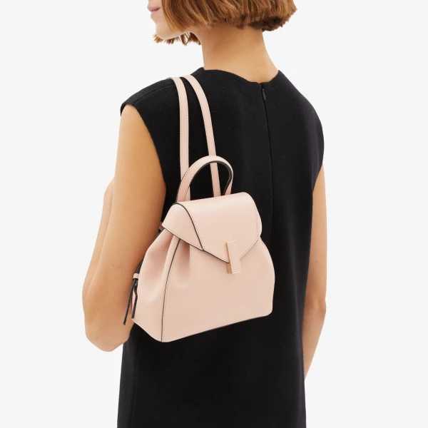 Valextra Iside Mini Backpack in Bonne Mine Pink | Backpacks | Luxury Shoes 
