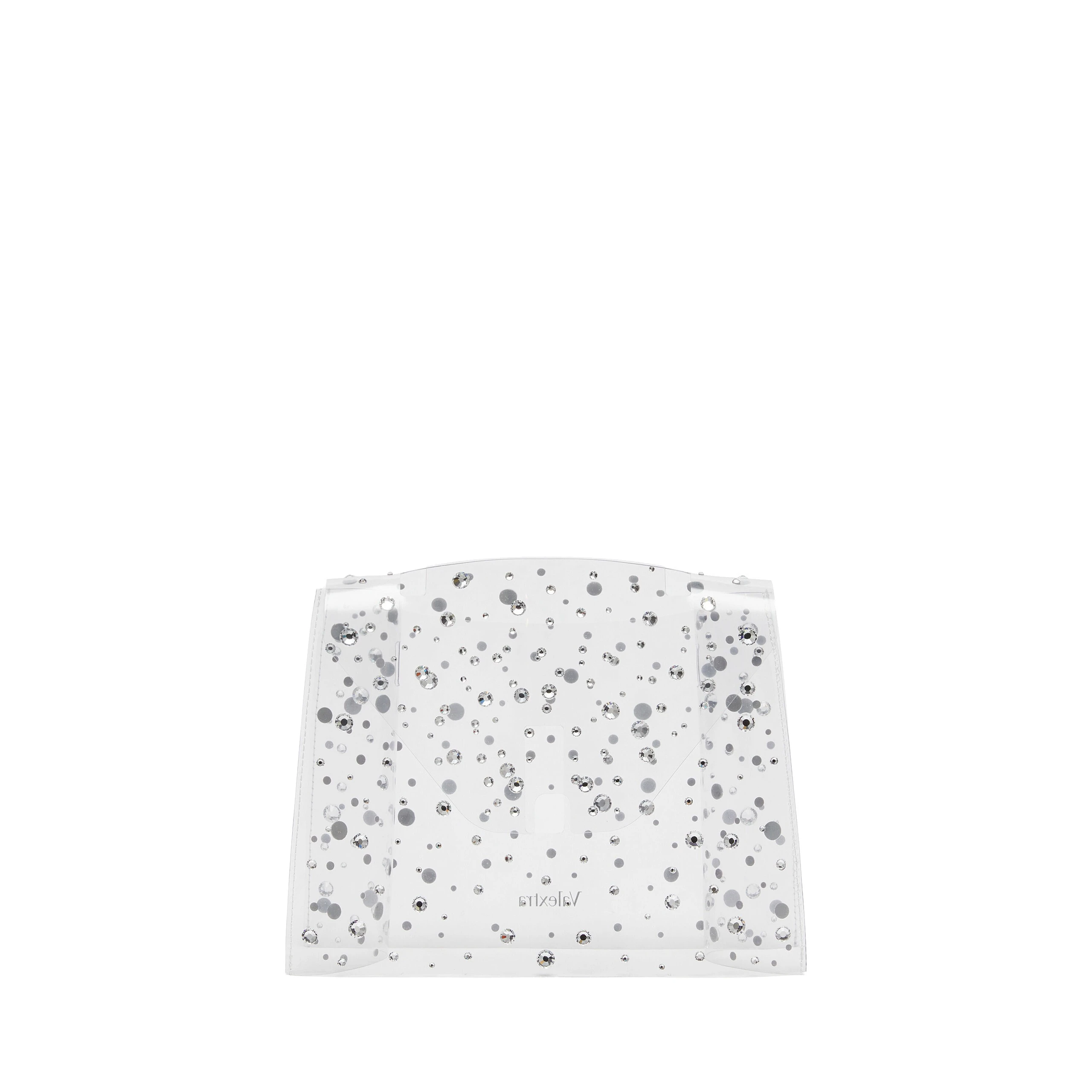 Valextra Iside Mini Rhinestone Raincoat in Transparent and Silver Valextra Iside Mini Rhinestone Raincoat in Transparent and Silver | Bag Accessories | Luxury Shoes