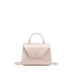Valextra Iside Satin Top Handle Micro Bag in Powder Pink | Mini Bags | Luxury Shoes 