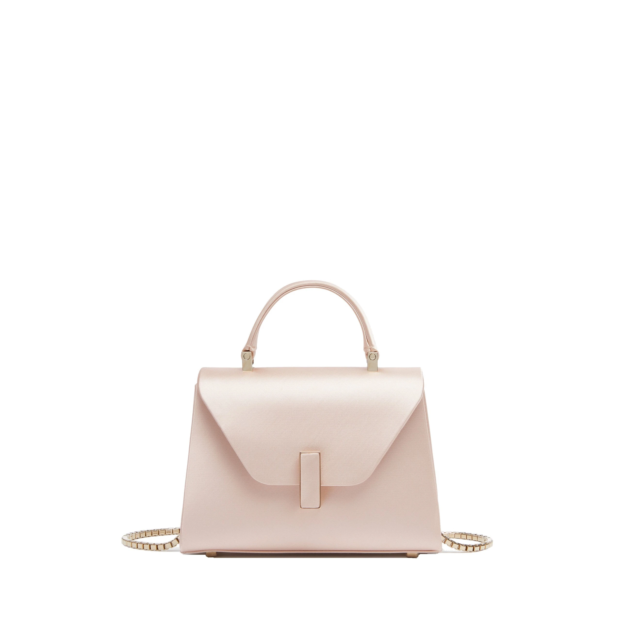 Valextra Iside Satin Top Handle Micro Bag in Powder Pink Valextra Iside Satin Top Handle Micro Bag in Powder Pink | Mini Bags | Luxury Shoes