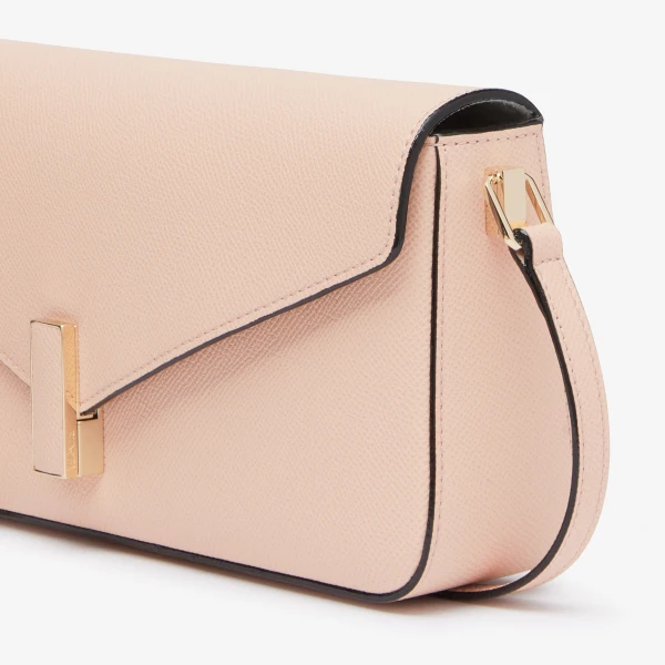 Valextra Iside Shoulder Bag in Bonne Mine Pink | Shoulder & Crossbody Bags | Luxury Shoes 
