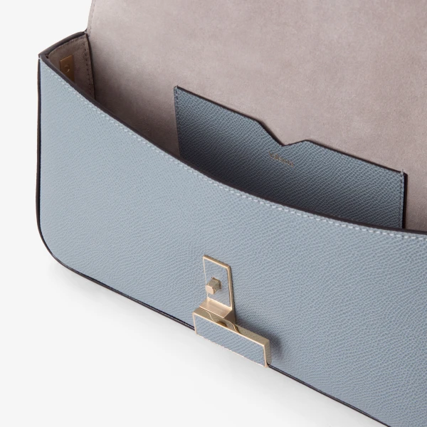 Valextra Iside Shoulder Bag in Niagara Blue | Shoulder & Crossbody Bags | Luxury Shoes 