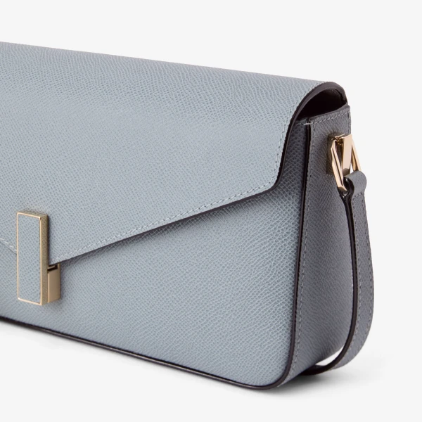 Valextra Iside Shoulder Bag in Niagara Blue | Shoulder & Crossbody Bags | Luxury Shoes 