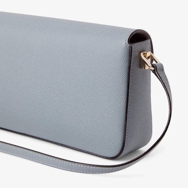 Valextra Iside Shoulder Bag in Niagara Blue | Shoulder & Crossbody Bags | Luxury Shoes 