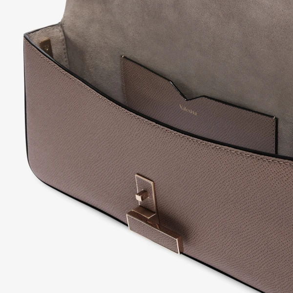 Valextra Iside Shoulder Bag in Sahara Brown | Shoulder & Crossbody Bags | Luxury Shoes 