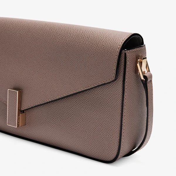 Valextra Iside Shoulder Bag in Sahara Brown | Shoulder & Crossbody Bags | Luxury Shoes 