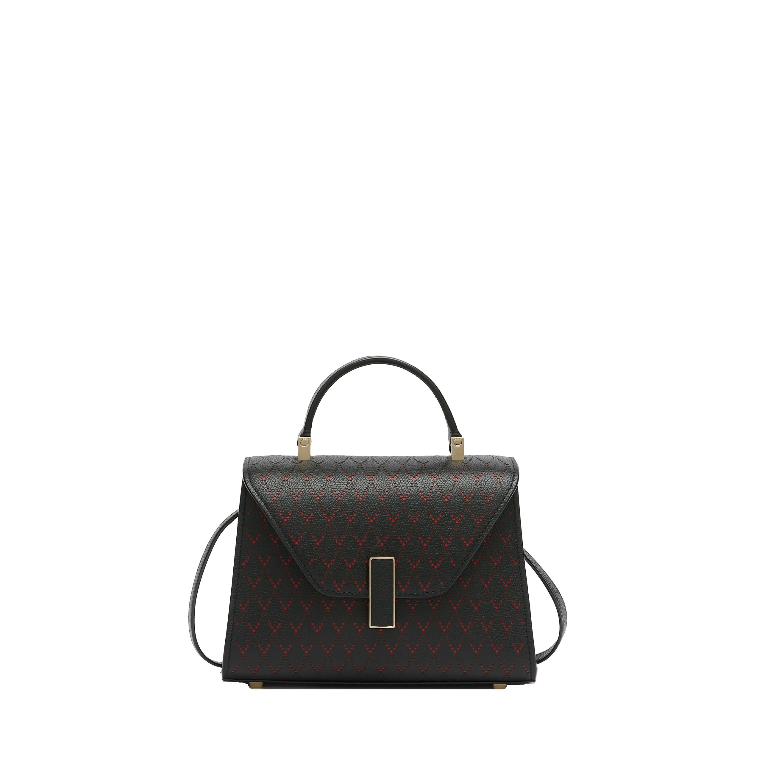 Valextra Iside Snake Crossbody Micro Bag in Black and Crimson Red Valextra Iside Snake Crossbody Micro Bag in Black and Crimson Red | Shoulder & Crossbody Bags | Luxury Shoes