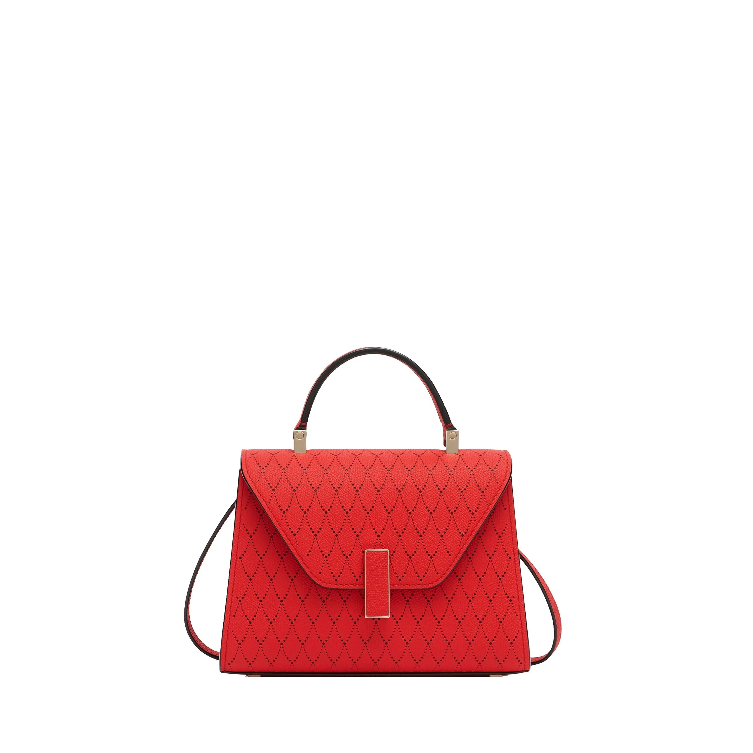 Valextra Iside Snake Crossbody Micro Bag in Crimson Red and Black Valextra Iside Snake Crossbody Micro Bag in Crimson Red and Black | Shoulder & Crossbody Bags | Luxury Shoes
