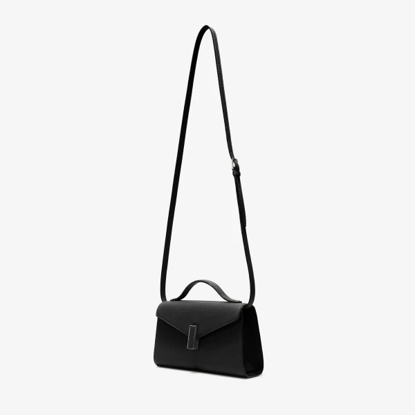 Valextra Iside Tin Top Handle Bag in Black | Totes & Top-Handle Bags | Luxury Shoes 