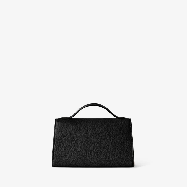 Valextra Iside Tin Top Handle Bag in Black | Totes & Top-Handle Bags | Luxury Shoes 