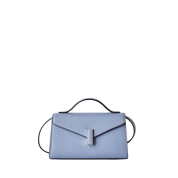 Iside Tin Top Handle Bag in Hydrangea Blue