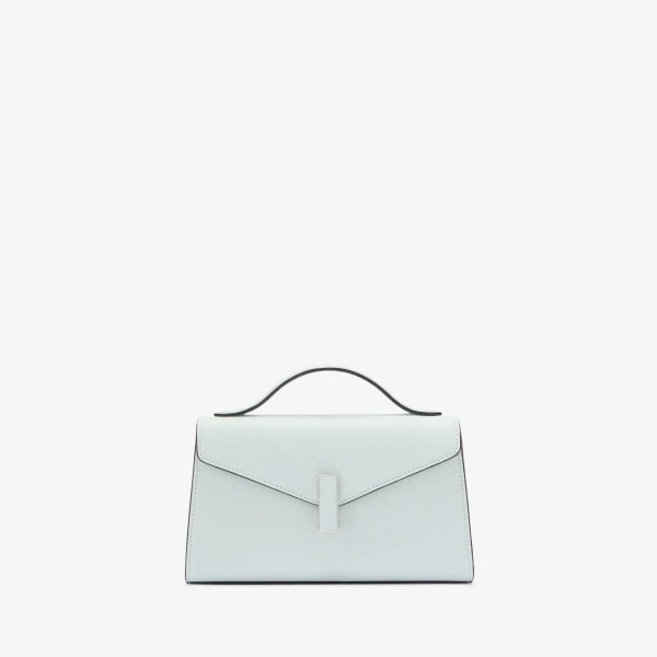 Valextra Iside Tin Top Handle Bag in Ice | Totes & Top-Handle Bags | Luxury Shoes 