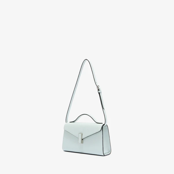 Valextra Iside Tin Top Handle Bag in Ice | Totes & Top-Handle Bags | Luxury Shoes 