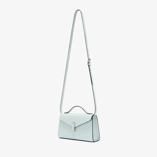 Valextra Iside Tin Top Handle Bag in Ice | Totes & Top-Handle Bags | Luxury Shoes 